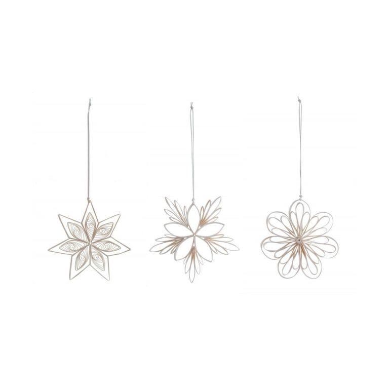 Star mix Christmas decoration 3-pack_ White Watt &_ (2)