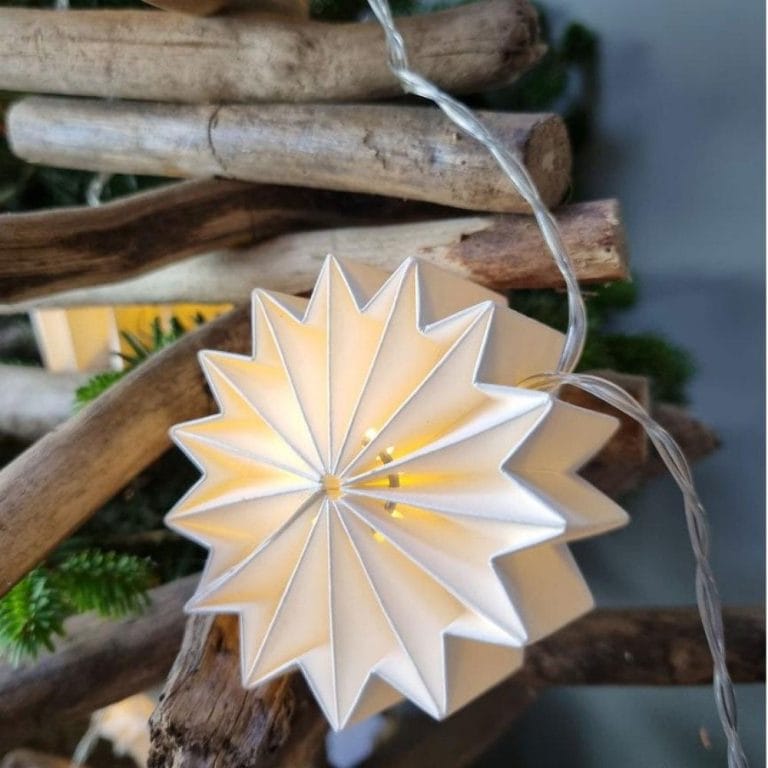 Origami Paper Flower Led String Lights Factory