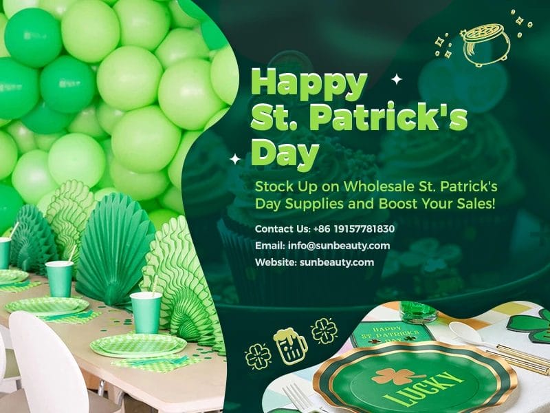 St.Patricks Day Sunbeauty Party Decorations