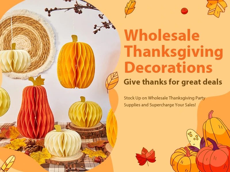 Thanksgiving Party Supplies Sunbeauty Party Decorations Manufacturer