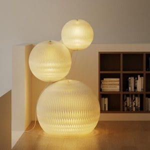 Factory Design Bubble Honeyommb Paper Floor Lamp