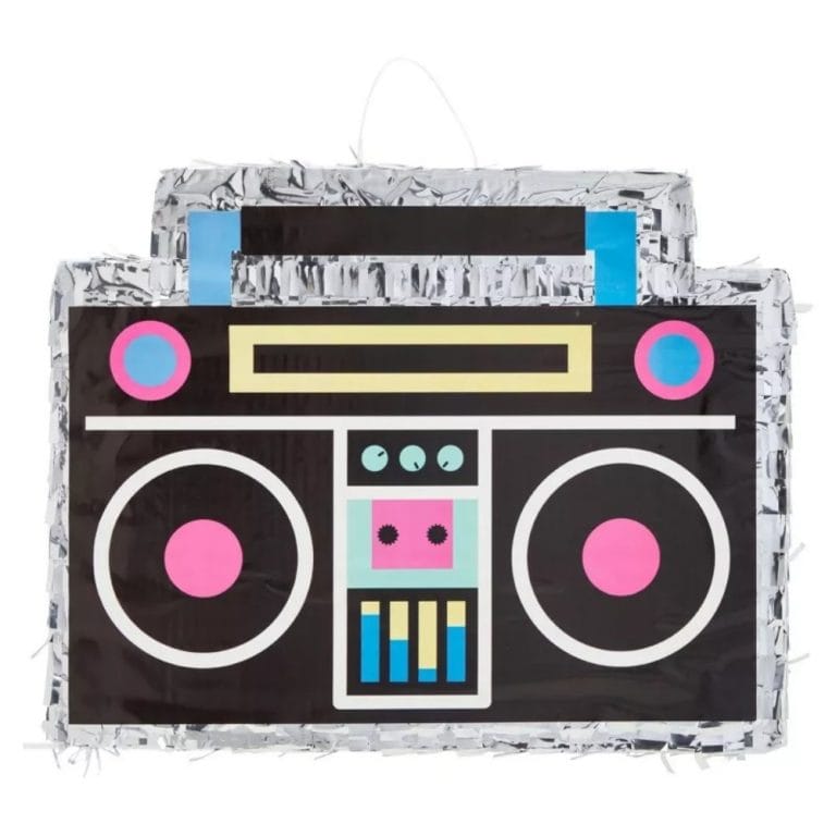 Blue Panda Boombox Pinata - 80s and 90s Them