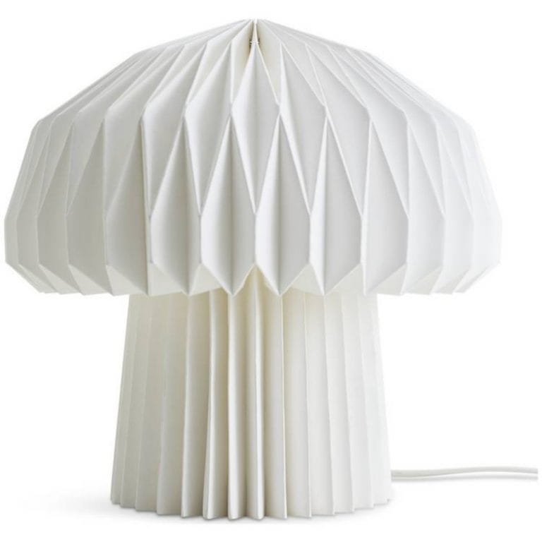 Habitat Origami Paper Table Lamp - White 3