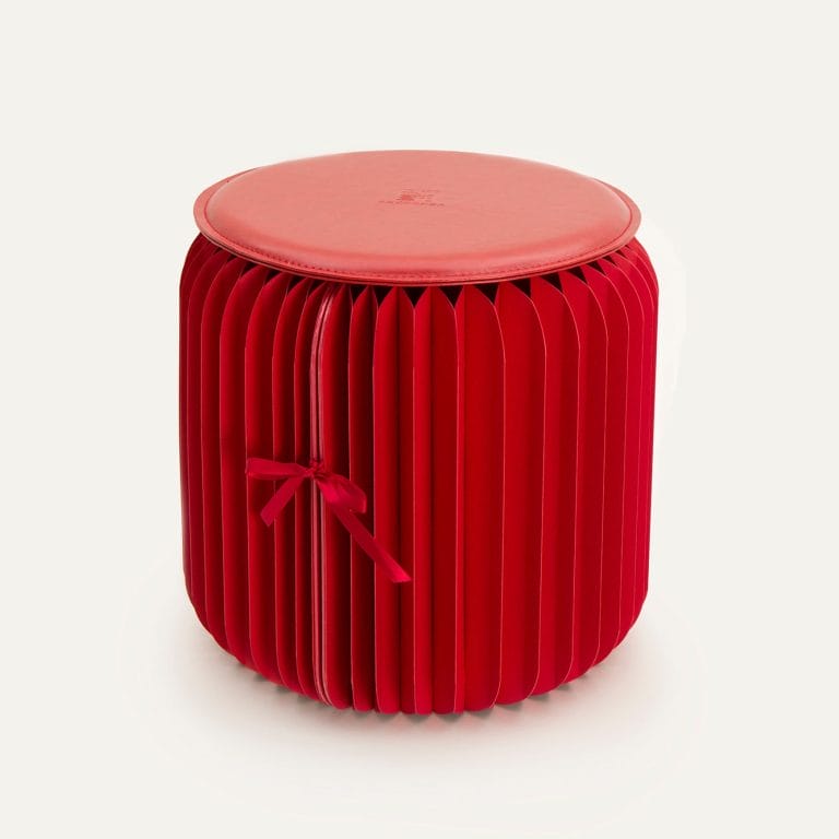 Honeycomb Kraft Paper Foldable Stool_ Sustainable Style_yy (1)