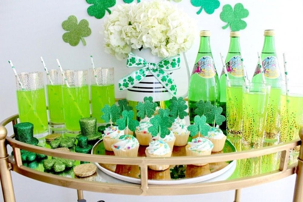 st. patrick's day party cake toppers