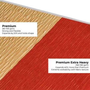 Factory Wholesale Premium Extra Heavy Colored Crepe Paper 160-180 gsm