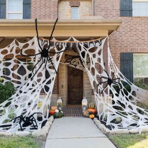 DIY Stretchy Spider Web Custom Flexible Halloween Netting OEM Bulk