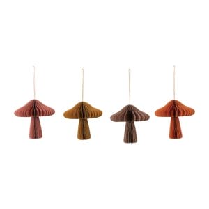 Folding Honeycomb Mushroom Ornament Contract Manufacturing Decor Solutions