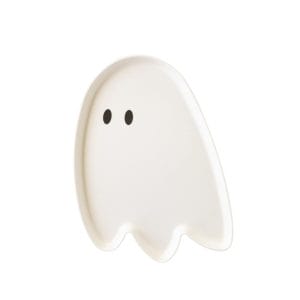 Wholesale Ghost Shaped Bamboo Tray – Reusable “Hey Pumpkin” Halloween Serveware