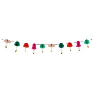Honeycomb Mushroom Garland Signature Paper Garland for Retail Chain Branding