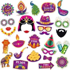 Branded Diwali Photo Booth Props Diya Frame Festival Decorations Bulk Manufacturer