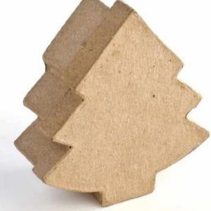 Branded Paper Mache Christmas Tree Box 12pcs OEM Factory Direct Wholesale Supplier
