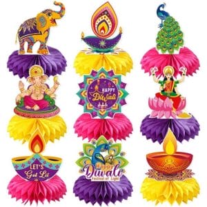 Custom Diwali Honeycomb Table Decoration Set OEM Bulk Manufacturer