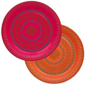 Private Label Premium Paper Plates Diwali Table Decorations Bulk Manufacturer