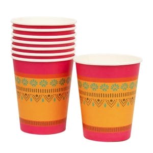 Wholesale Diwali Recyclable Paper Cups Bulk OEM Disposable Drinkware Manufacturer