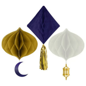 Personalized Eid Mubarak Hanging Honeycomb Bulk Factory Direct Supplier