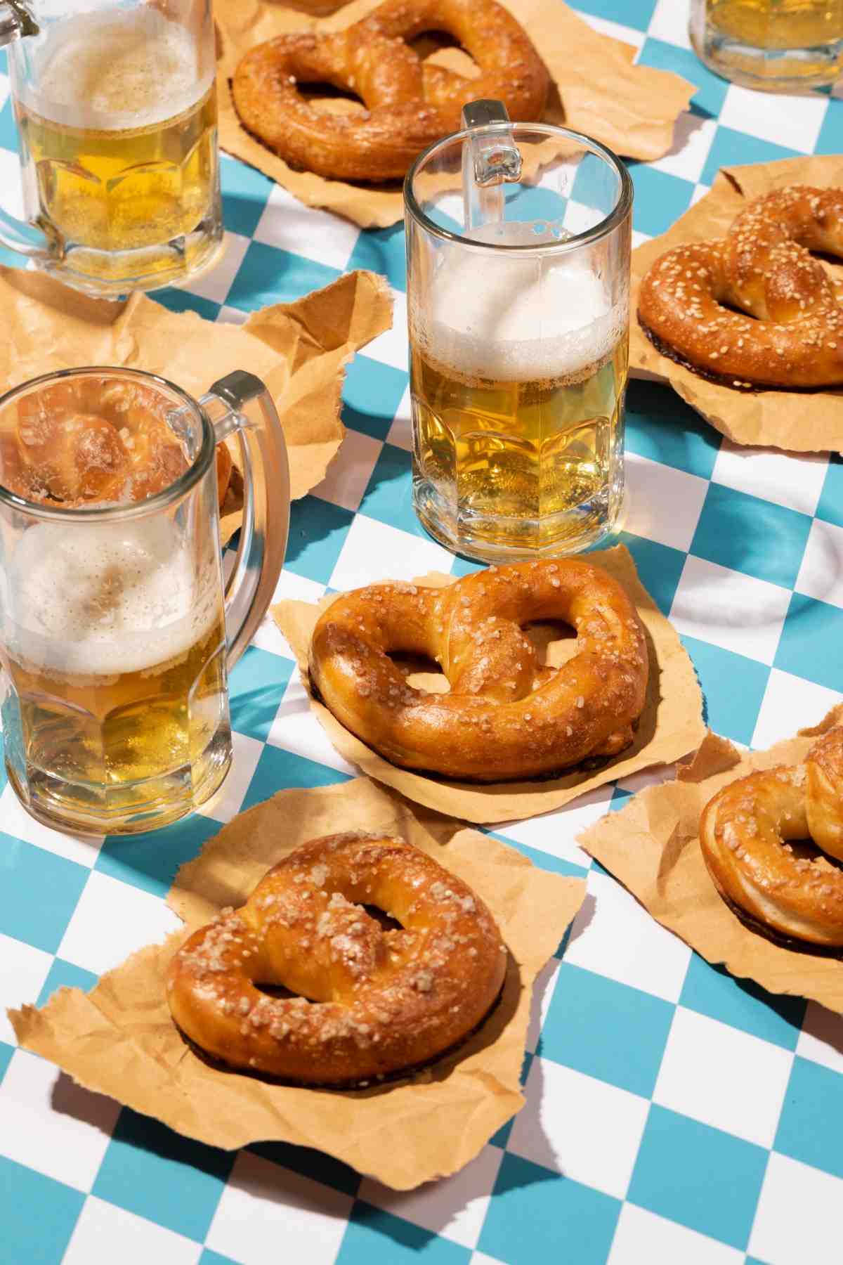 oktoberfest arrangement with delicious pretzel 1