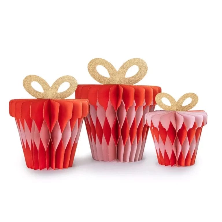 Jollity Home Christmas Present Honeycomb Set_ Jollity_yyth