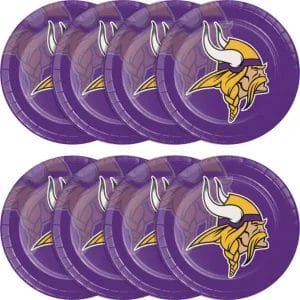 Paper Party Kit for 16 Guests Personalized Table Supplies for Football