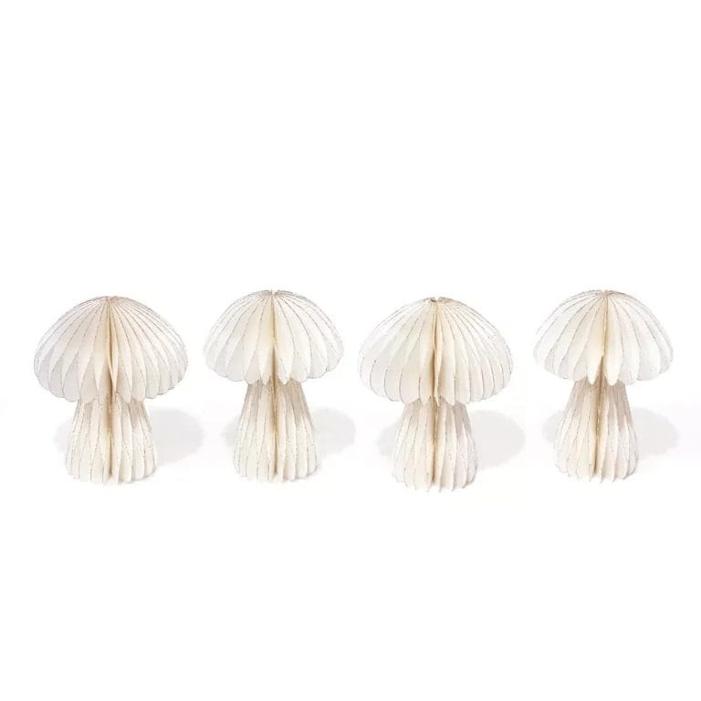 White Honeycomb Mushroom Decor (5)
