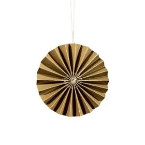 Nordic Brown Christmas Baubles 10 Pack Branded Holiday Paper Ornaments