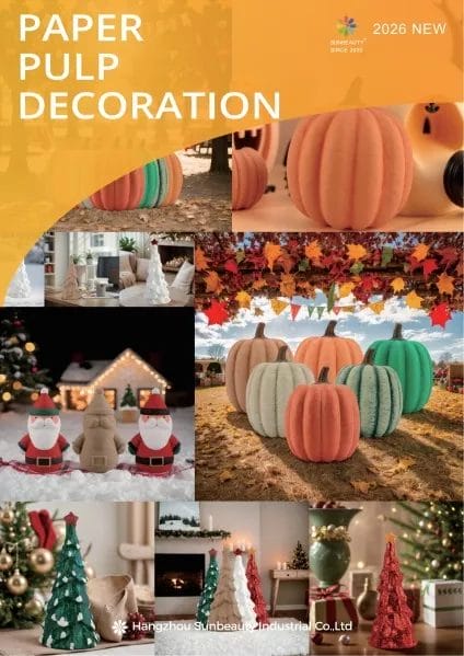 2026 Sunbeauty Paper Pulp Decorations Catalog