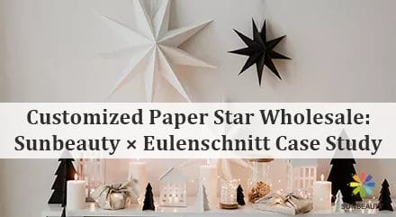 Customized Paper Star Wholesale Sunbeauty×Eulenschnitt Case Study