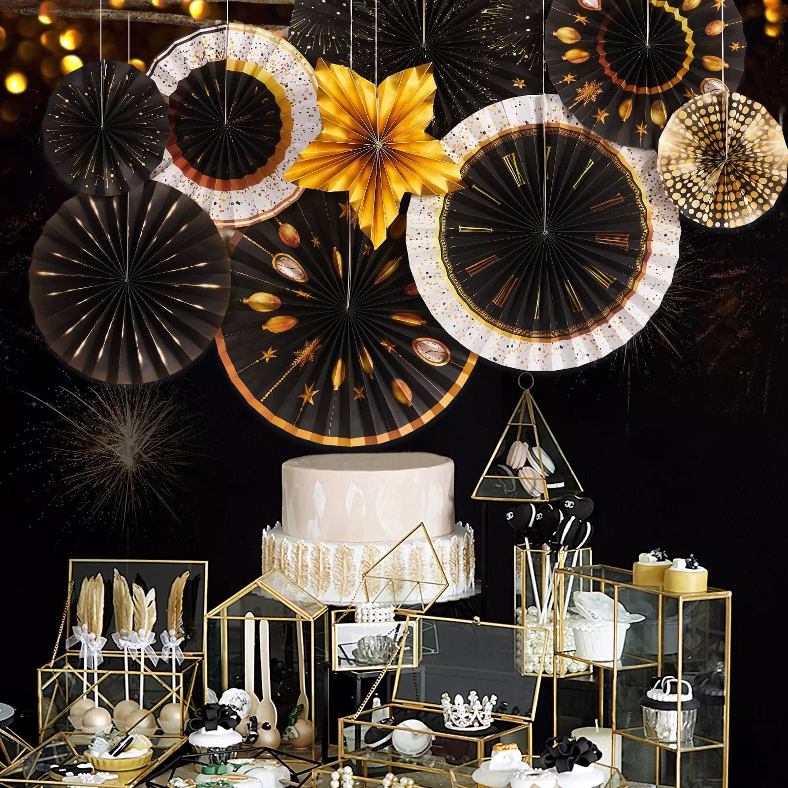 Wholesale New Year's Eve Party Supplies Party Fans