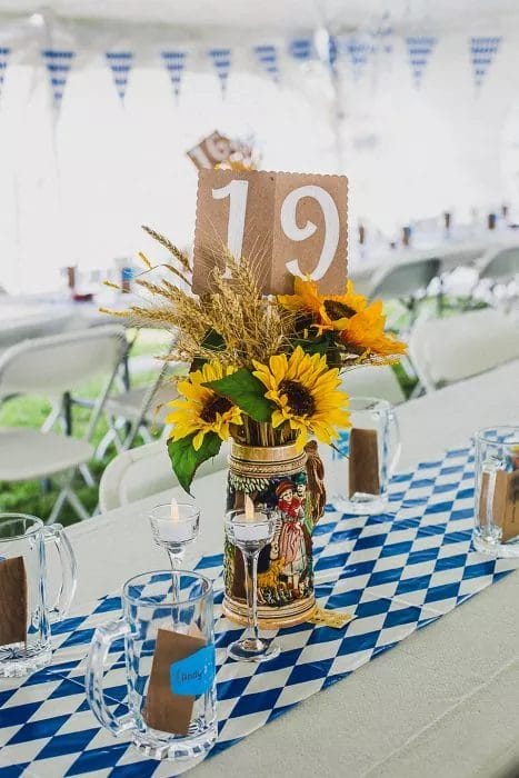 oktoberfest- wedding party custom photo prop sets and tableware combinations