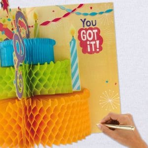 16 Make a Fuss Cake Pop Up Jumbo Birthday Card large image number 7