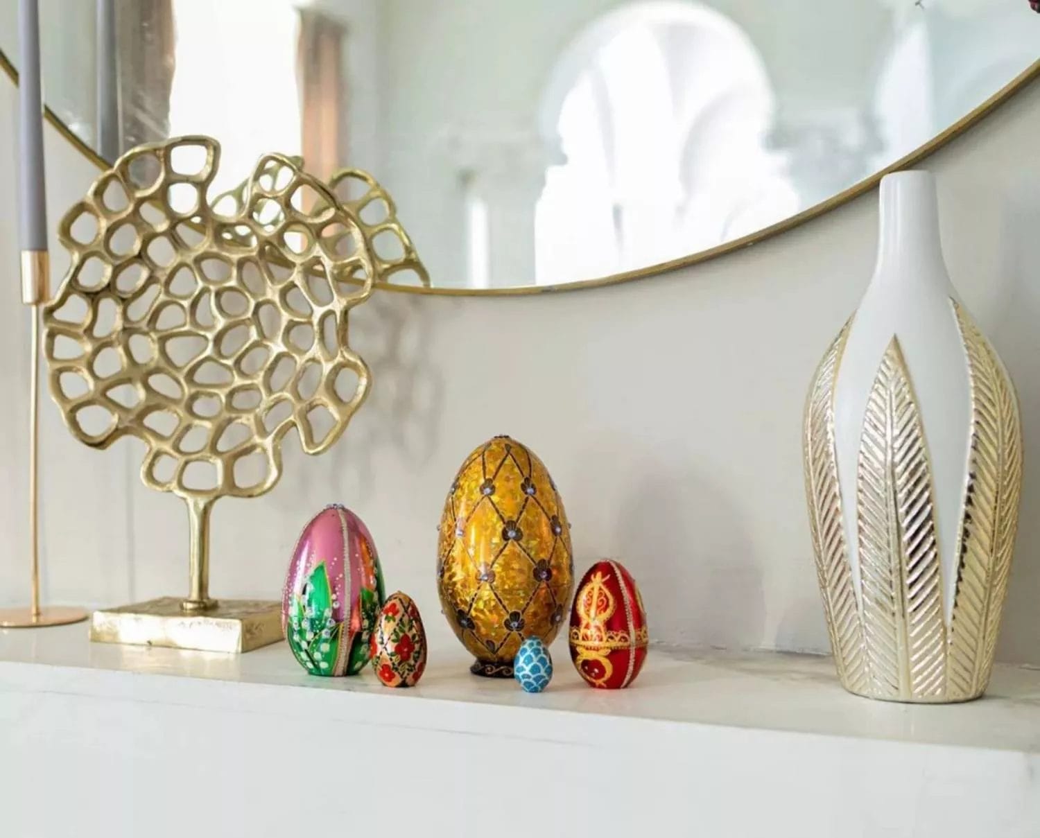 Most Popular Party Supplies Nesting eggs multicolored "Faberge"