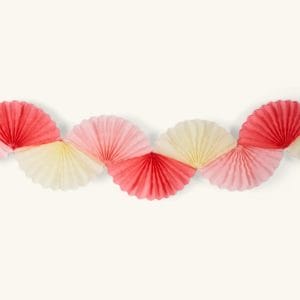 Paper Fans Garland Factory Direct Event Decorations