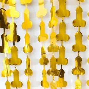 Golden Garland Custom Bachelorette Party Supplies