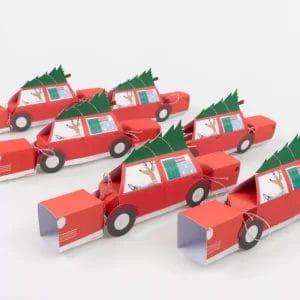 Reindeer In Car Crackers Personalized Party Supplies Wholesale