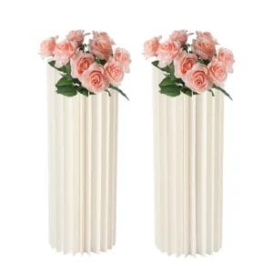 Customized Accordion Wedding Display Stand Party Floral Centerpieces