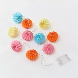 Merry Christmas Party LED Origami String Lights Private Label Factory