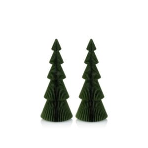 High Quality Wholesale Paper Decorative Alpina Tree Set of 2