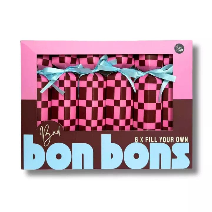 Bon Bons - Fill Your Own - Pink and Brown (aka Christmas crackers)