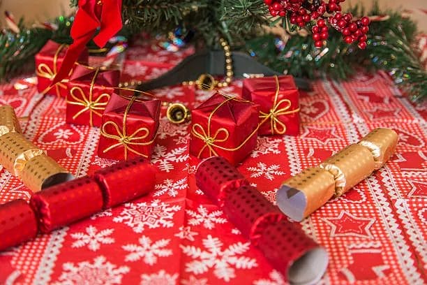 Christmas decor stock photo