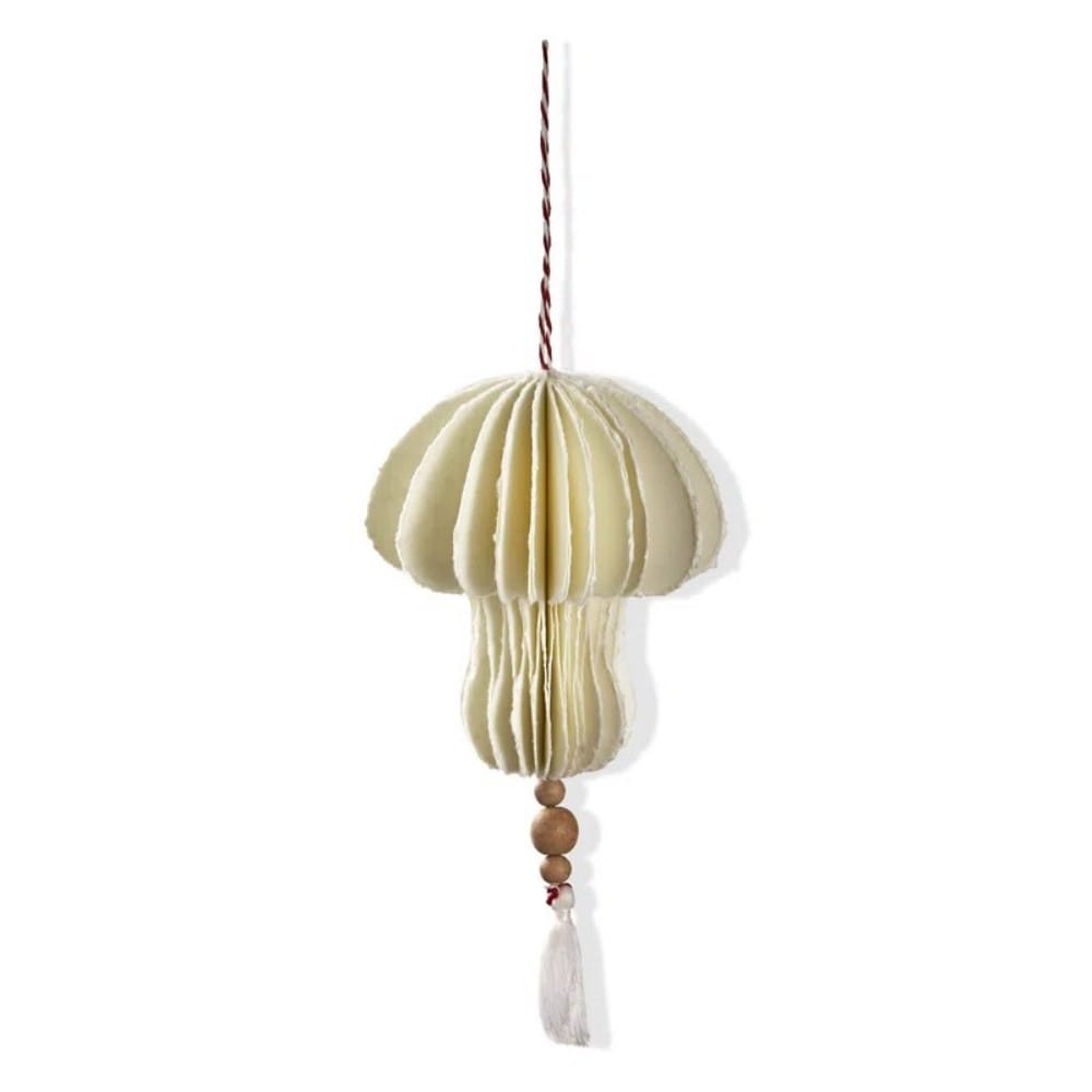 Paper Mushroom Ornament