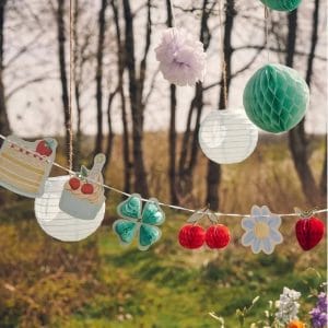 Paper garland Paper. 3 m. Multi 2