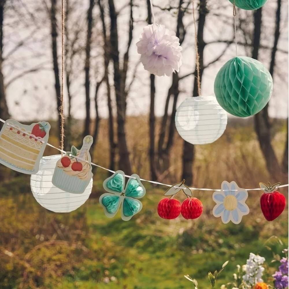 Paper garland _ Paper. 3 m. _ Multi (2)