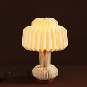 Foldable Paper Lamp with Light Bulb Desk Lamp Manufacturer