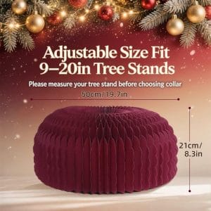 Factory Wholesale Honeycomb Foldable Paper Base Cover Basket Skirt Size