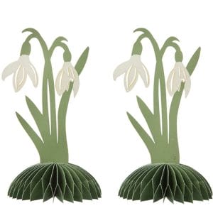 Honeycomb Standing Snowdrops Spring Decor Manufacturer
