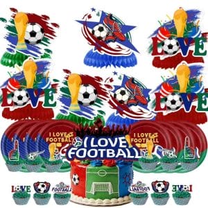 FIFA World Cup Honeycomb Centerpieces Cake Toppers Paper Plates Factory