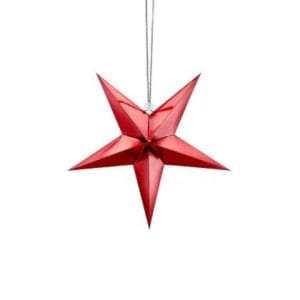 Private Label Red Paper Star Ornament 30/45/70cm With Big Discount