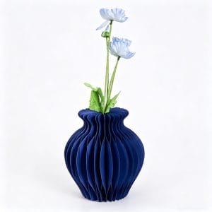 Custom 20cm Origami Paper Vase | OEM Modern Home & Wedding Decor Supplier