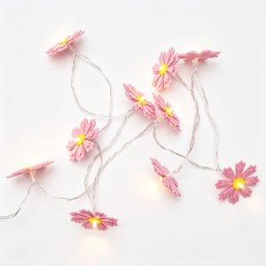 Custom Felt Daisy Decorative Lights | OEM Home/Event Floral Lighting Supplier