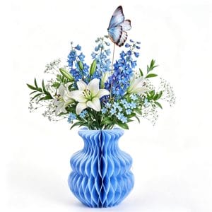 Foldable Paper Flower Bouquet | Bulk Colorful Party & Home Decor